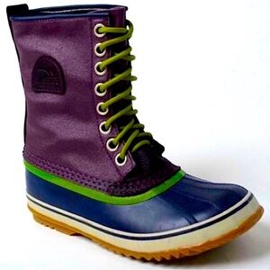 SOREL 1964 PREMIUM Boots CVS
Waterproof Boysenberry Purple Navy
Green Size 9.5